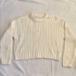 American eagle white sweater